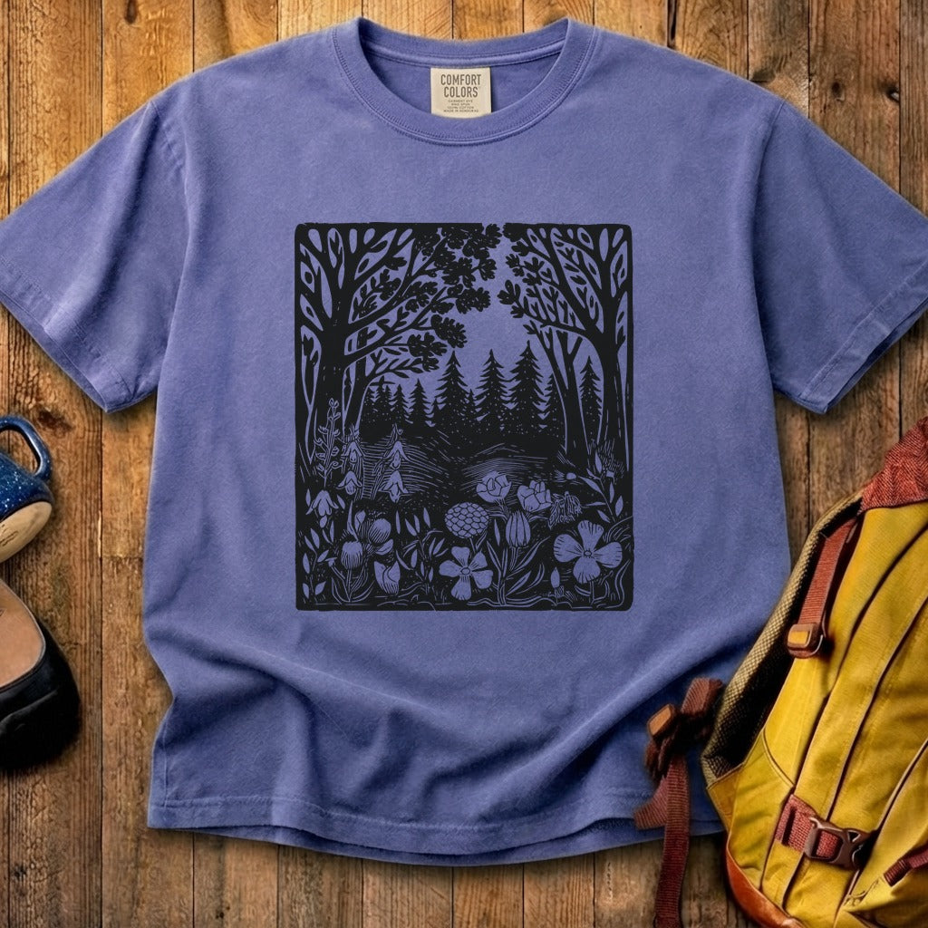 Forest Bloom Cotton T-Shirt