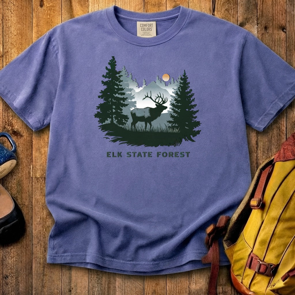 Elk State Forest Cotton T-Shirt