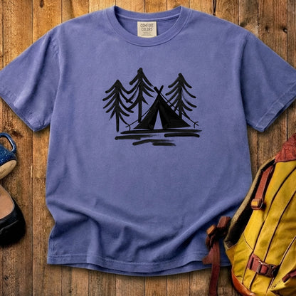 Painted Camp Cotton T-Shirt