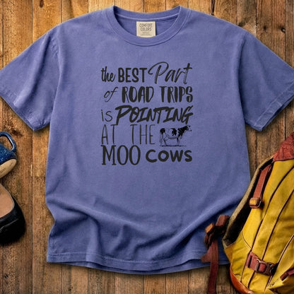 Moo Cows Road Trip Cotton T-Shirt