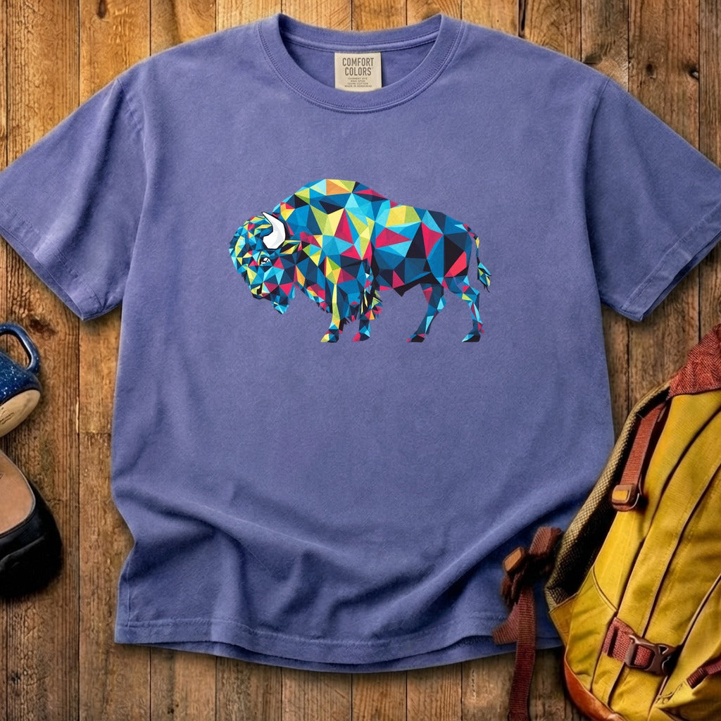 Buffalo Mosaic Cotton T-Shirt