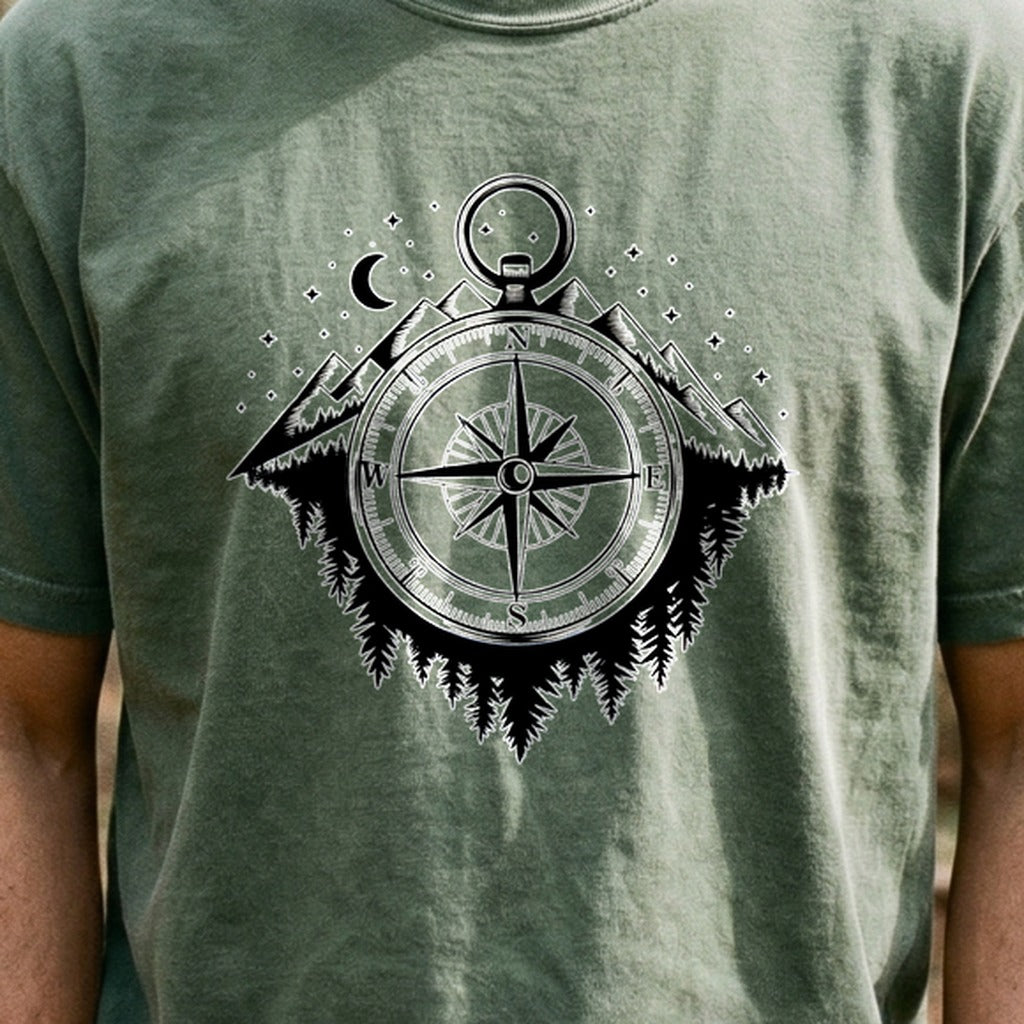 Navigate the Mountains Cotton T-Shirt