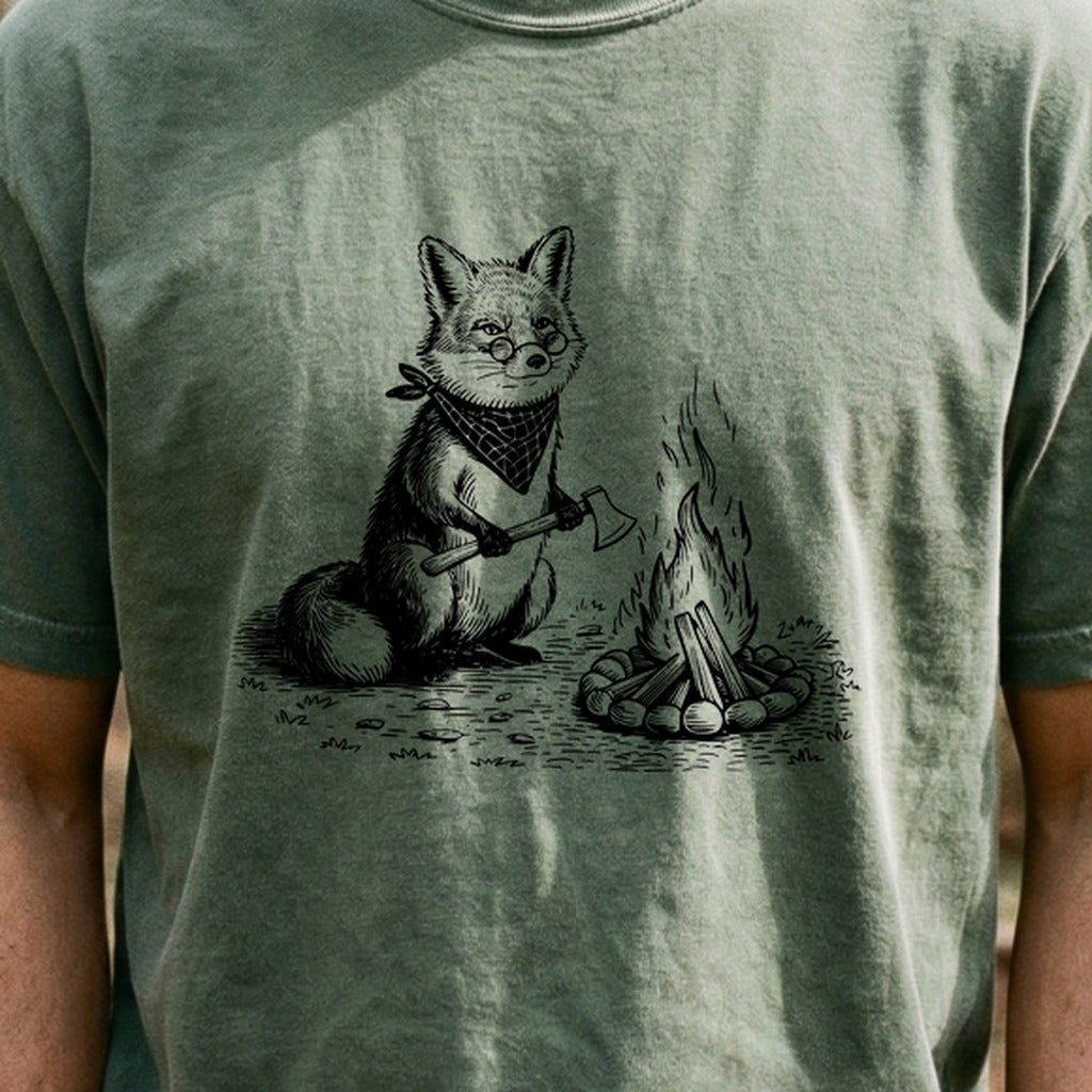 The Pyrofessor Fox Cotton T-Shirt