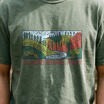 Allegheny National Forest Cotton T-Shirt
