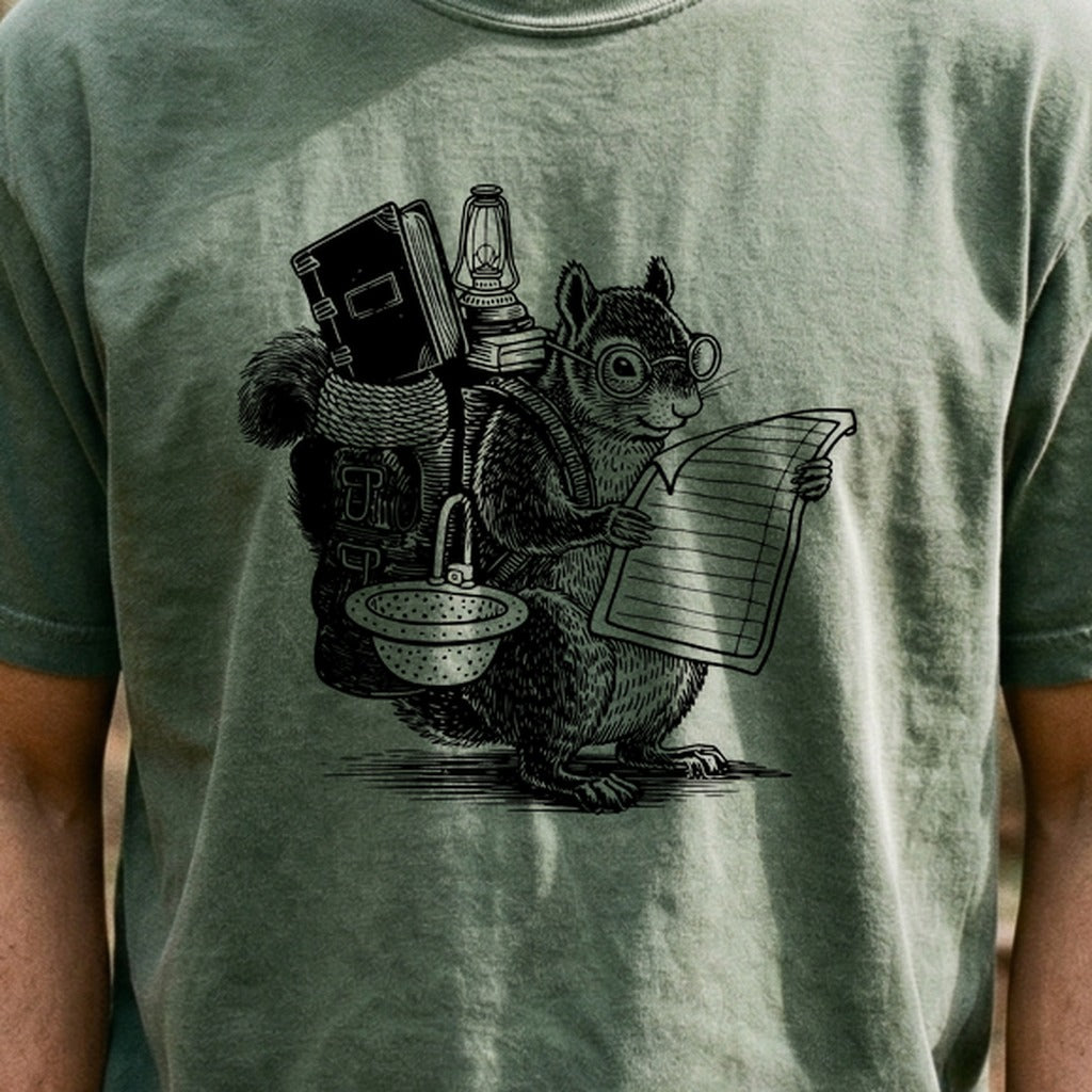 The Packademic Squirrel Cotton T-Shirt