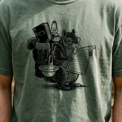 The Packademic Squirrel Cotton T-Shirt