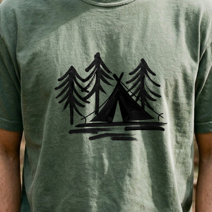 Painted Camp Cotton T-Shirt