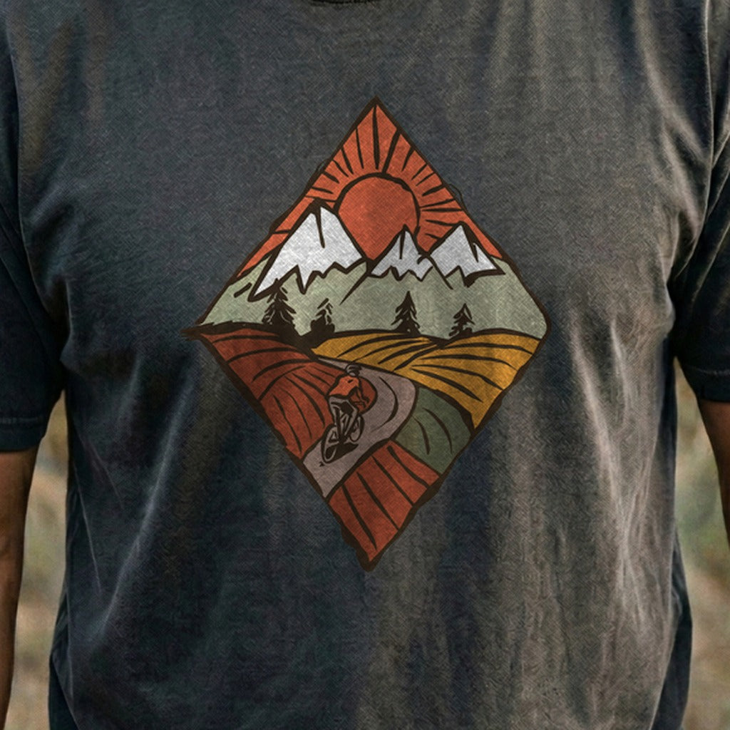 Pedal to the Peaks Cotton T-Shirt