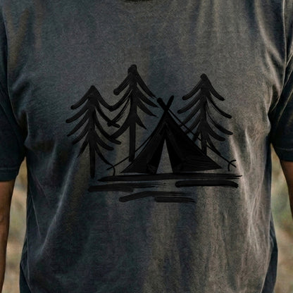 Painted Camp Cotton T-Shirt