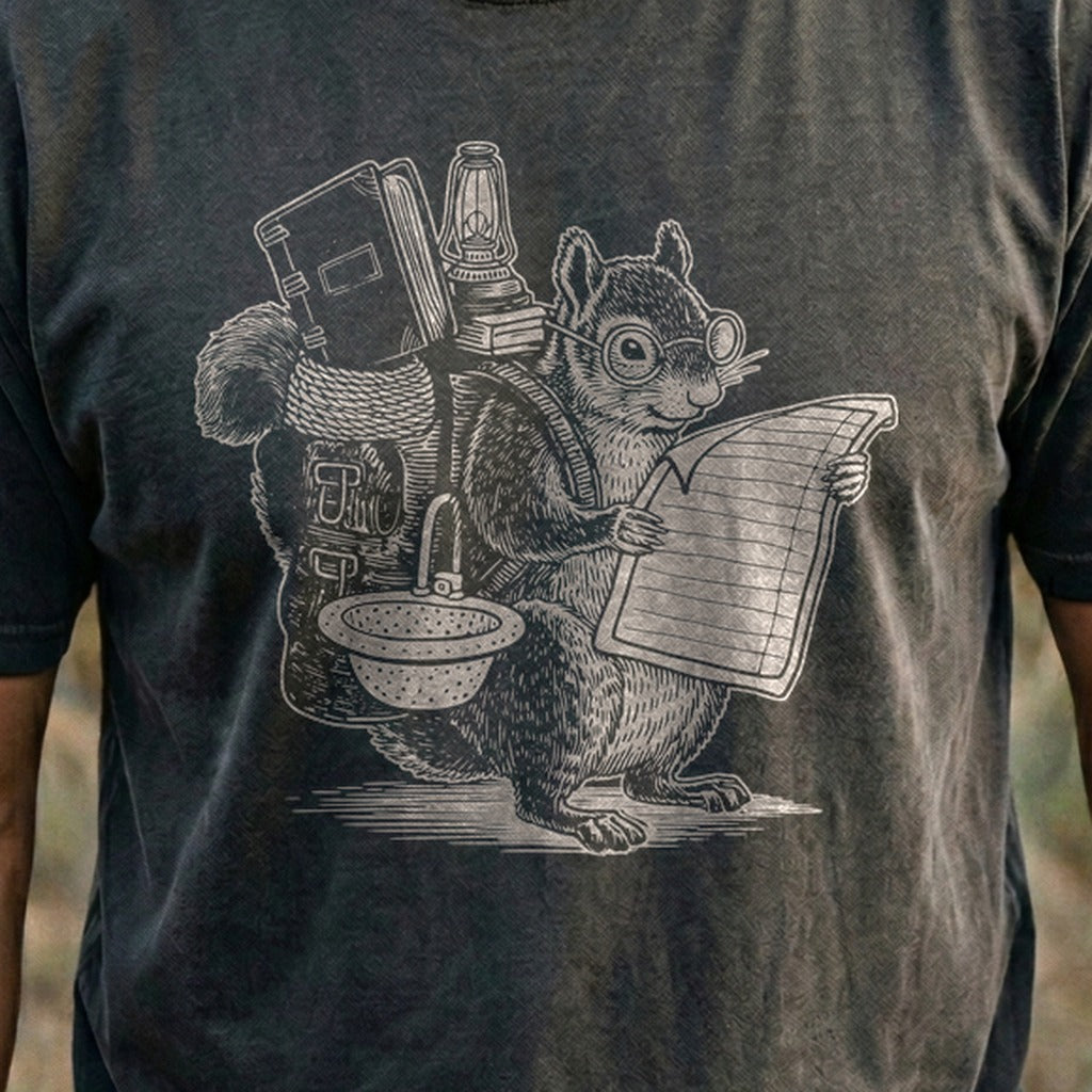 The Packademic Squirrel Cotton T-Shirt