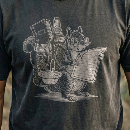 The Packademic Squirrel Cotton T-Shirt