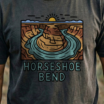 Horseshoe Bend Glen Canyon Cotton T-Shirt