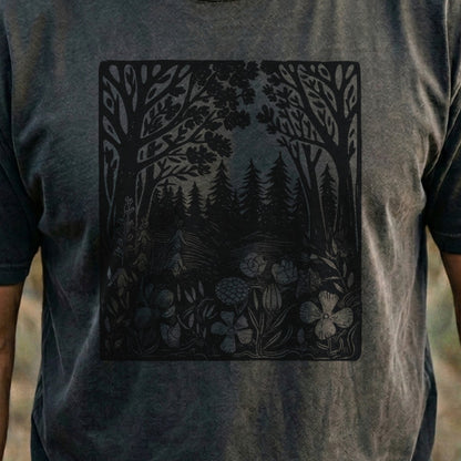 Forest Bloom Cotton T-Shirt