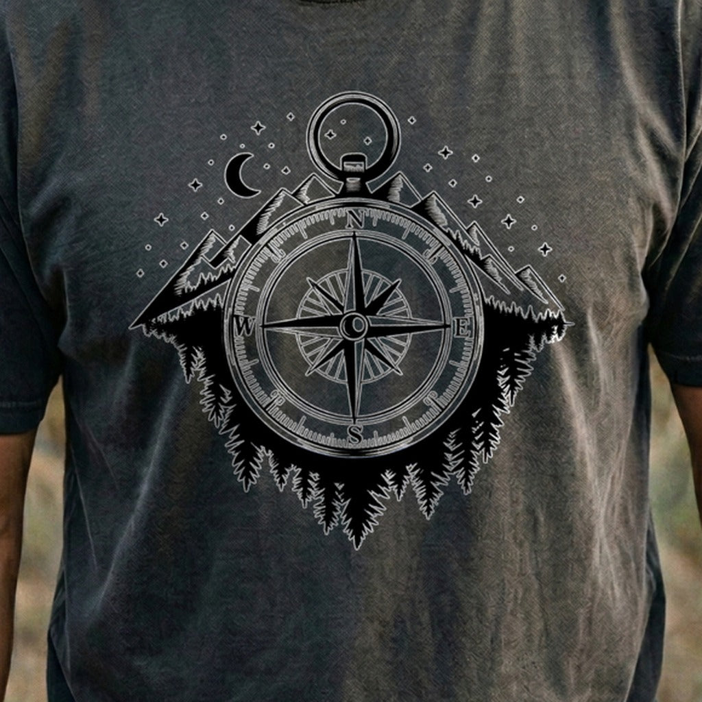 Navigate the Mountains Cotton T-Shirt