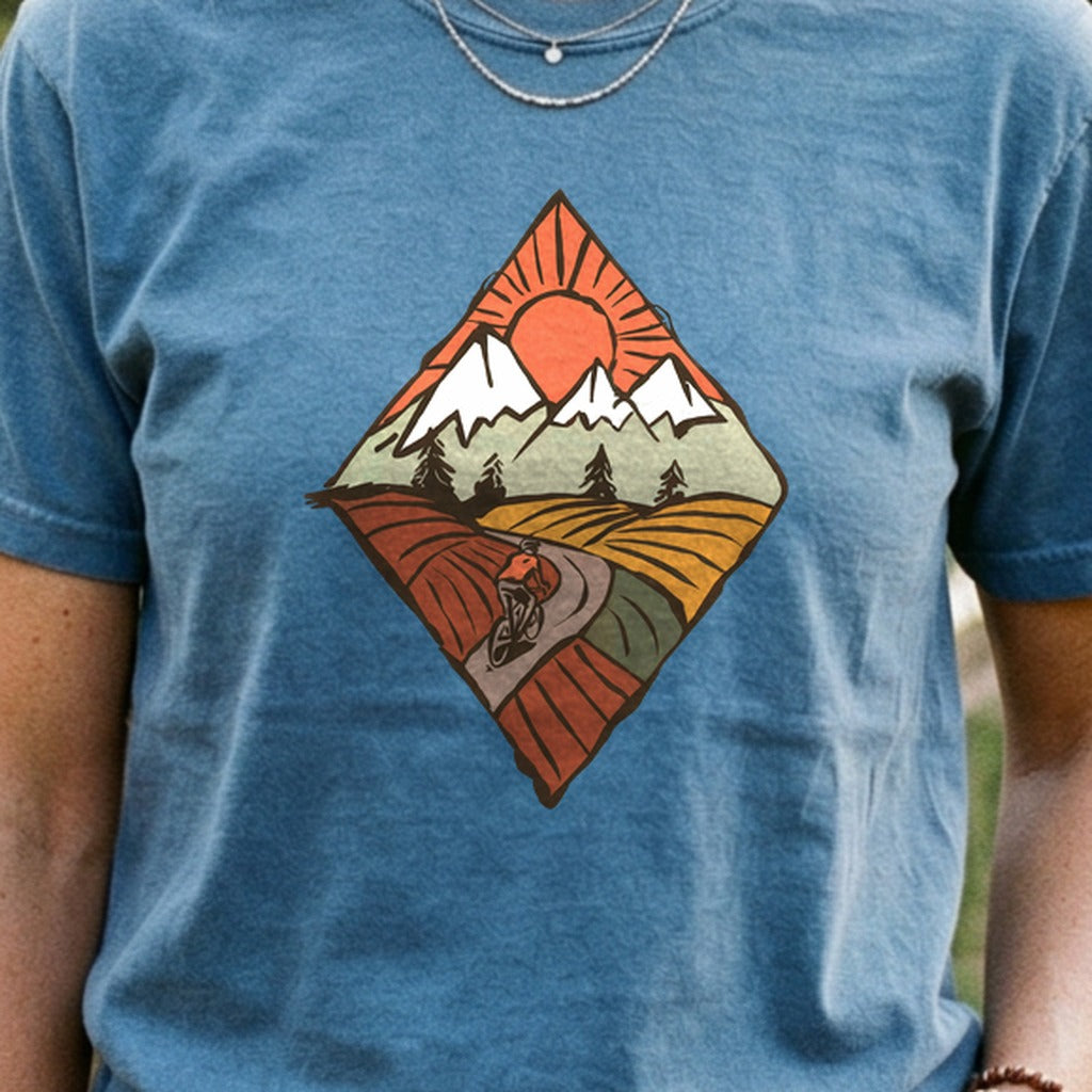 Pedal to the Peaks Cotton T-Shirt
