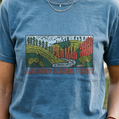 Allegheny National Forest Cotton T-Shirt