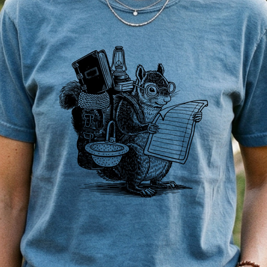 The Packademic Squirrel Cotton T-Shirt