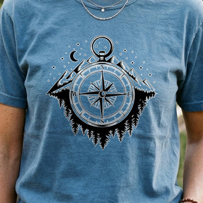 Navigate the Mountains Cotton T-Shirt