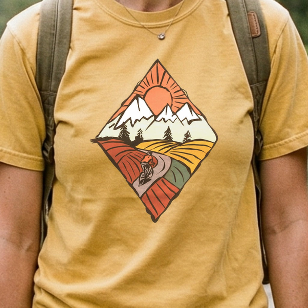 Pedal to the Peaks Cotton T-Shirt