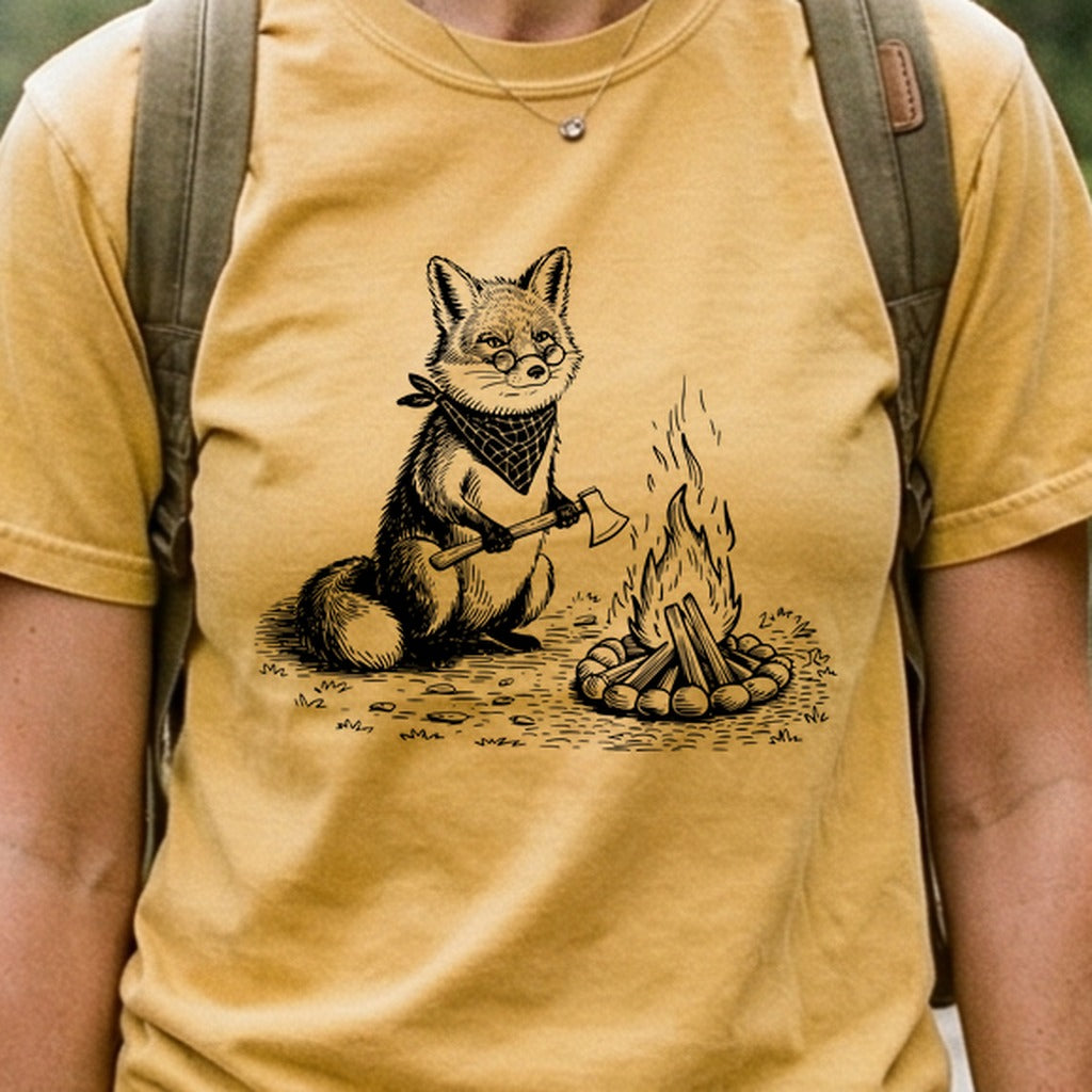 The Pyrofessor Fox Cotton T-Shirt