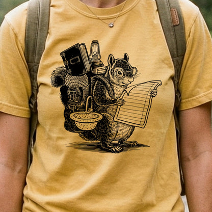 The Packademic Squirrel Cotton T-Shirt
