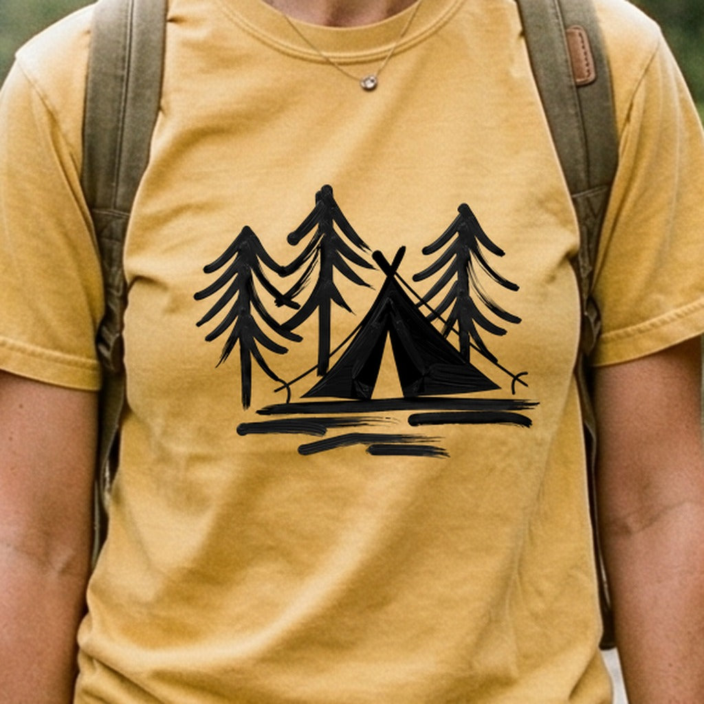 Painted Camp Cotton T-Shirt