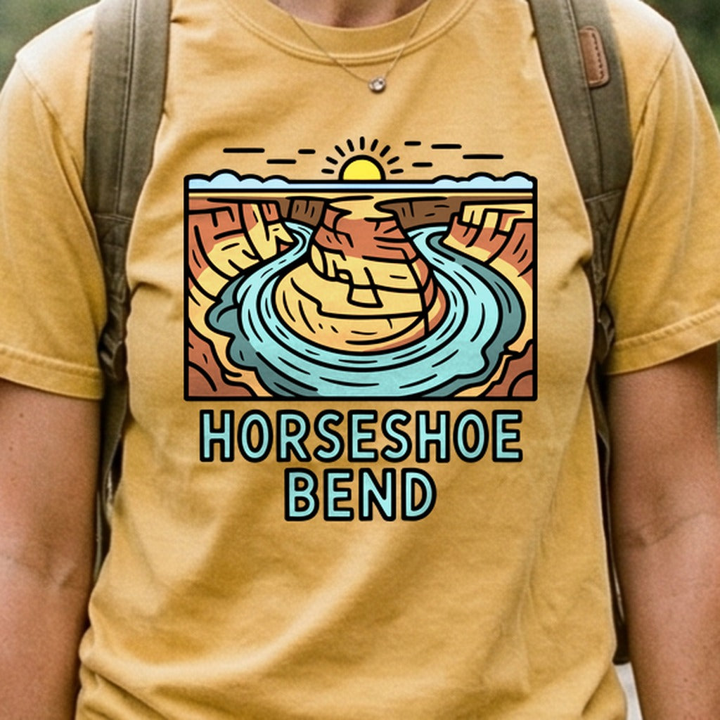 Horseshoe Bend Glen Canyon Cotton T-Shirt