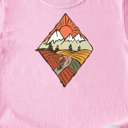 Pedal to the Peaks Kids Cotton T-Shirt
