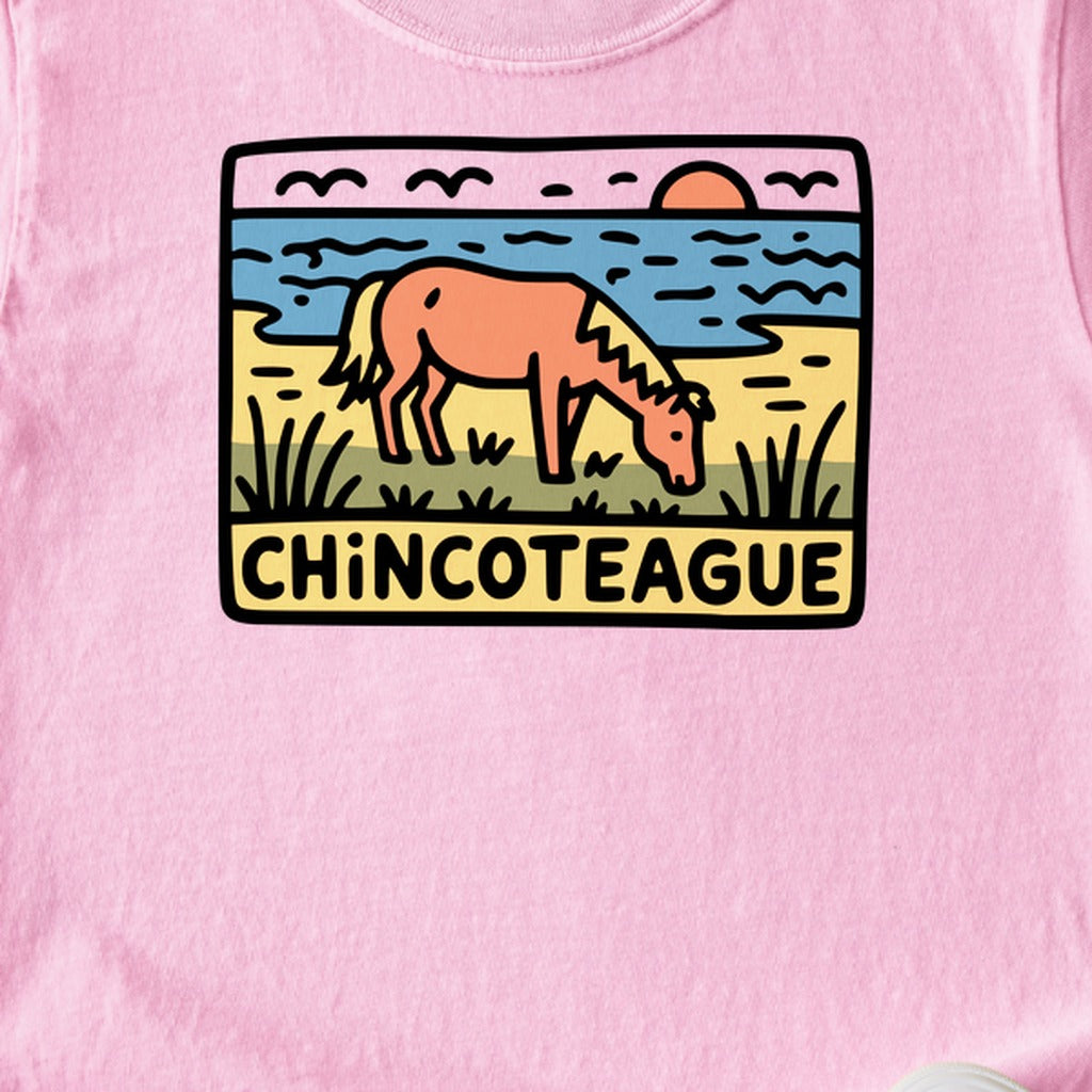 Chincoteague National Wildlife Refuge Kids Cotton T-Shirt