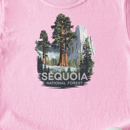 Sequoia National Forest Kids Cotton T-Shirt