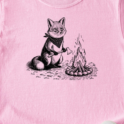 The Pyrofessor Fox Kids Cotton T-Shirt