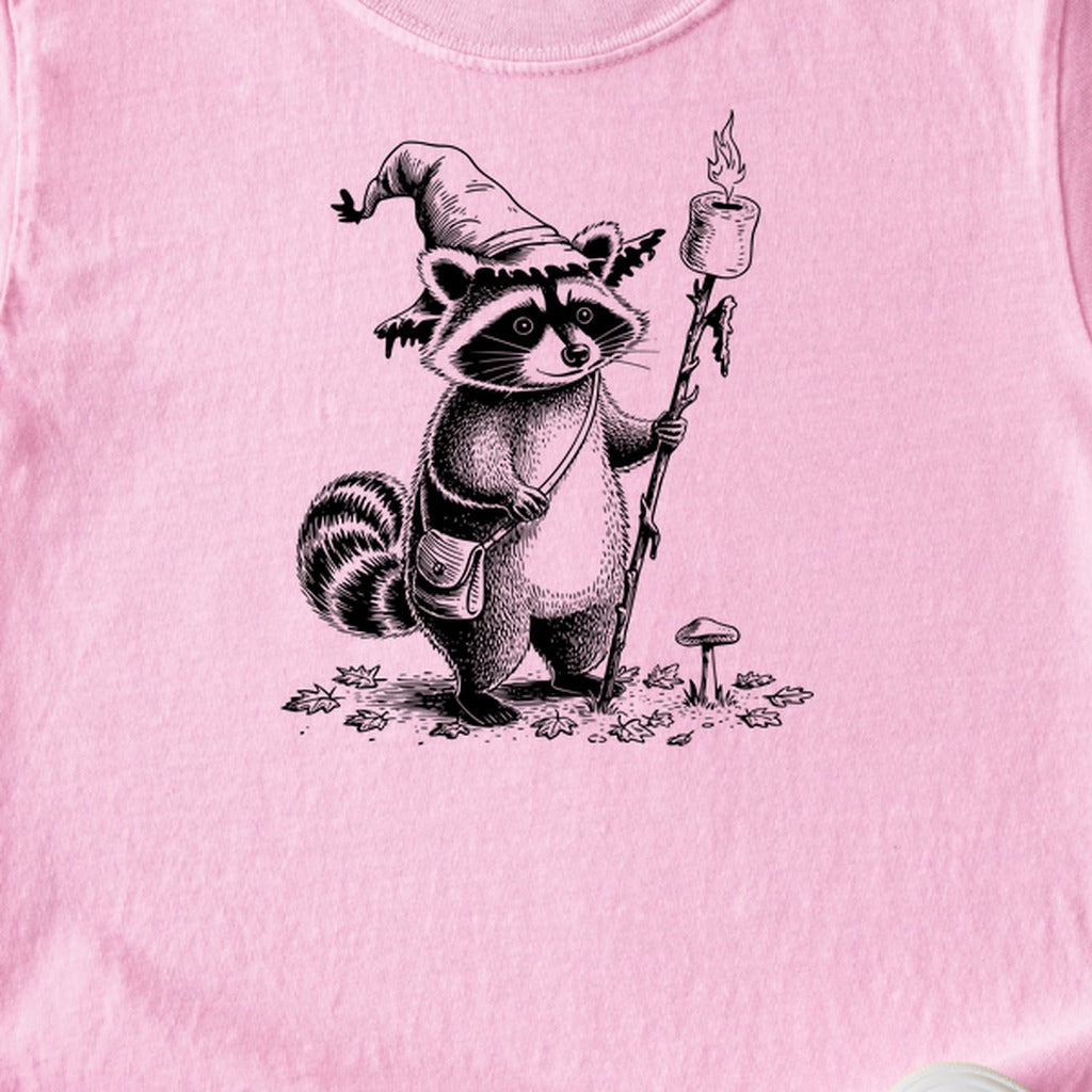 The S'morecerer Raccoon Kids Cotton T-Shirt