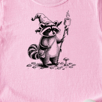 The S'morecerer Raccoon Kids Cotton T-Shirt