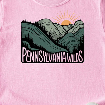 Pennsylvania Wilds Kids Cotton T-Shirt