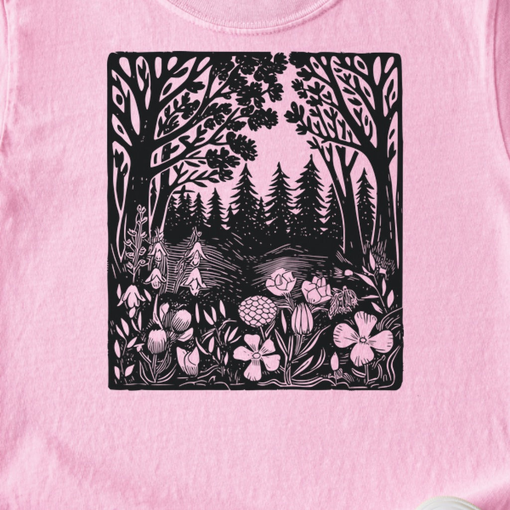 Forest Bloom Kids Cotton T-Shirt