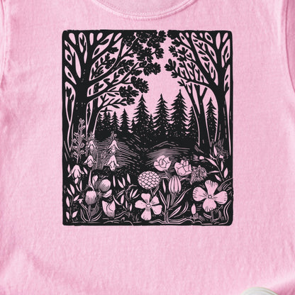 Forest Bloom Kids Cotton T-Shirt