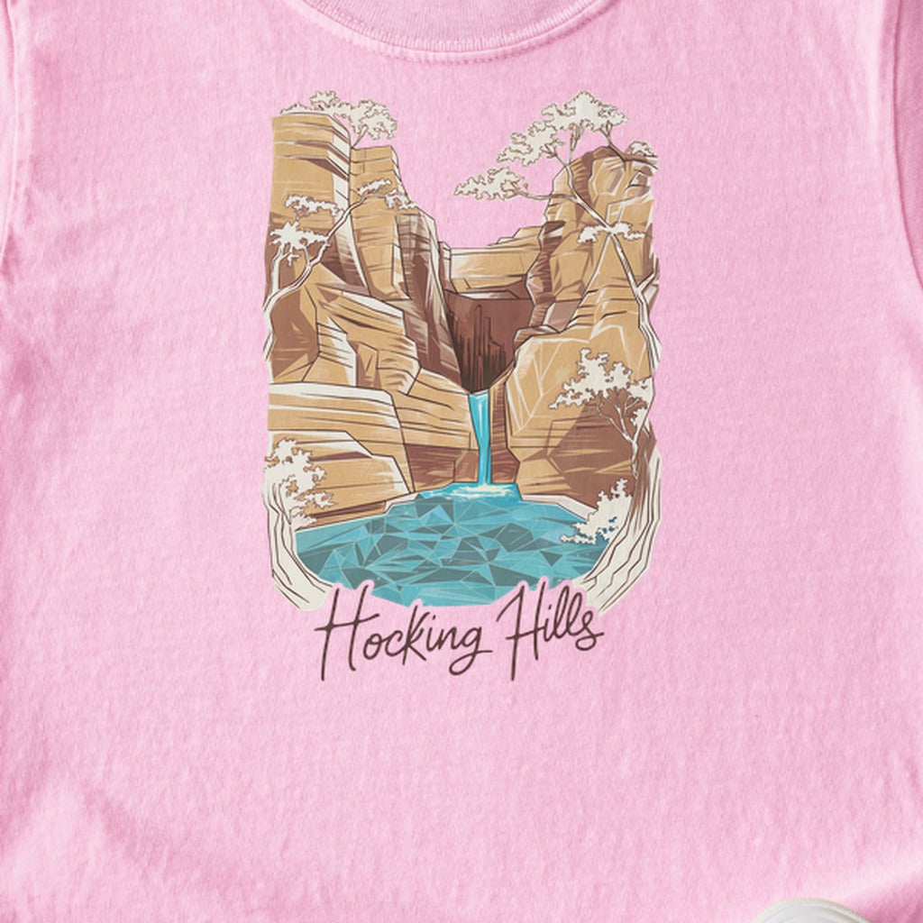 Hocking Hills State Park Kids Cotton T-Shirt