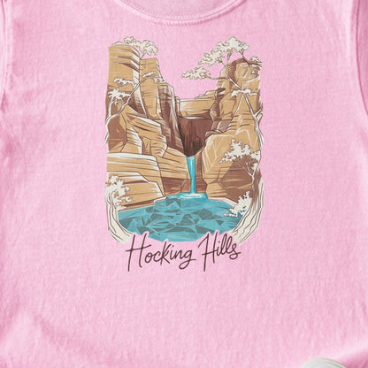 Hocking Hills State Park Kids Cotton T-Shirt
