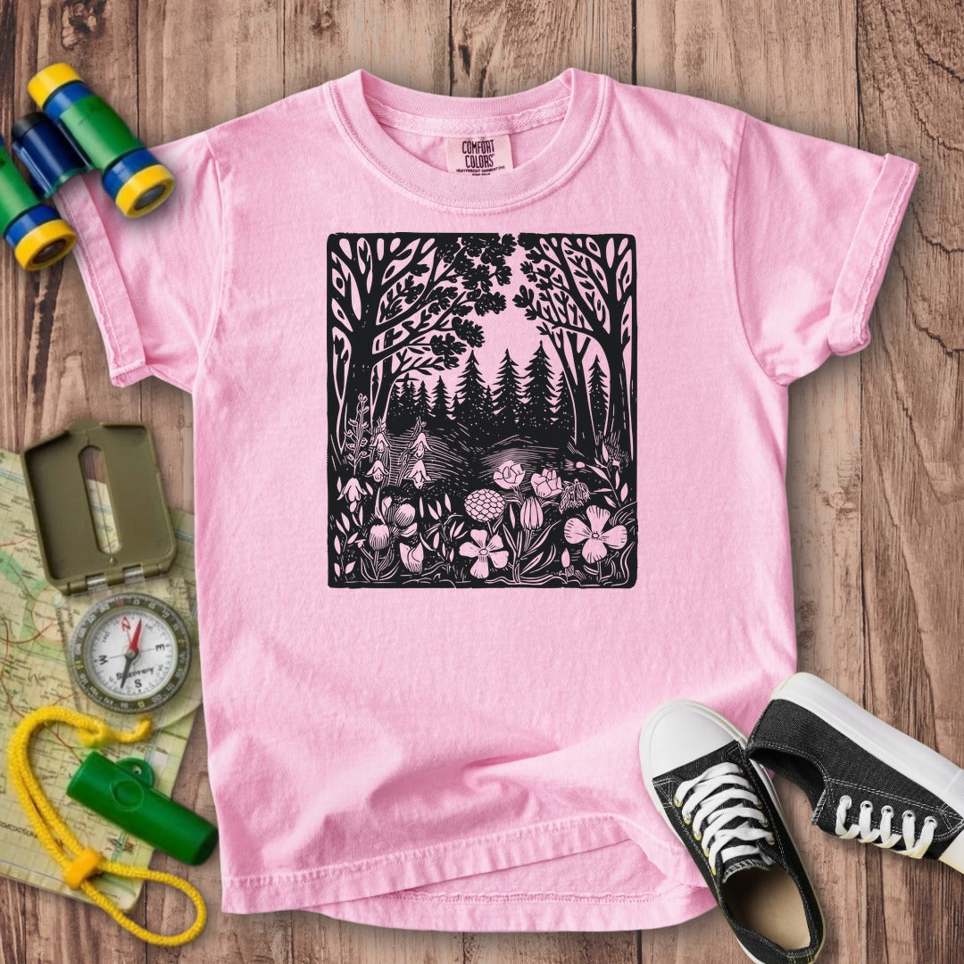 Forest Bloom Kids Cotton T-Shirt