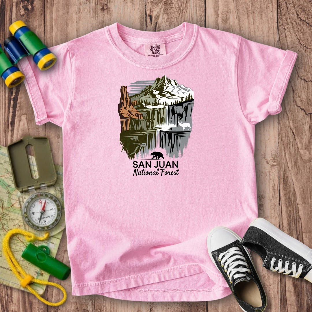 San Juan National Forest Kids Cotton T-Shirt