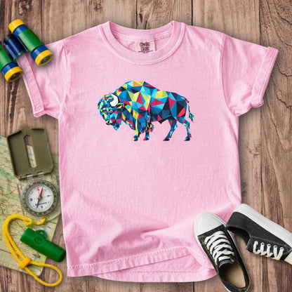 Buffalo Mosaic Kids Cotton T-Shirt