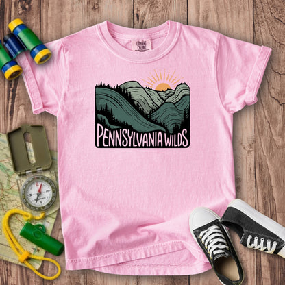 Pennsylvania Wilds Kids Cotton T-Shirt