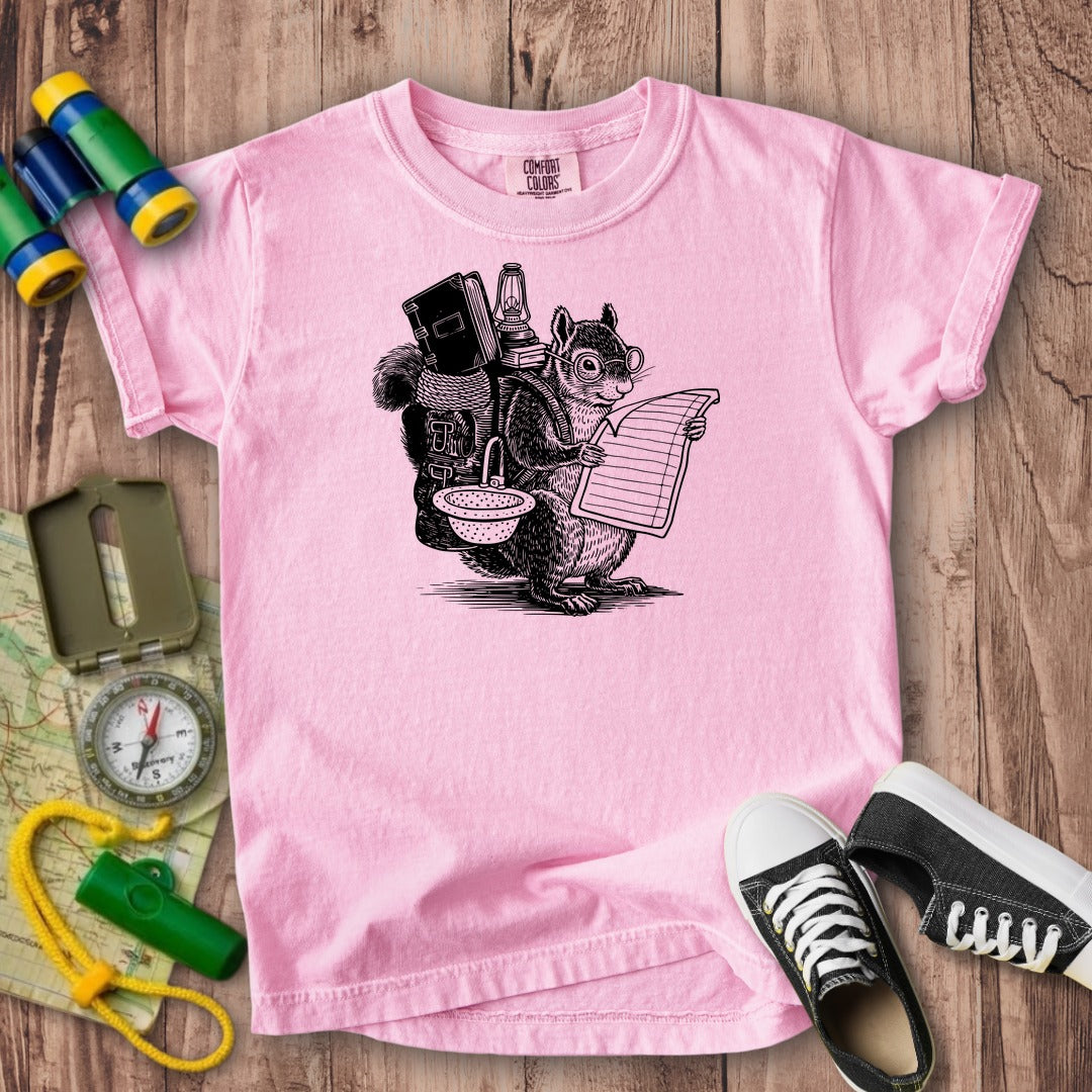 The Packademic Squirrel Kids Cotton T-Shirt