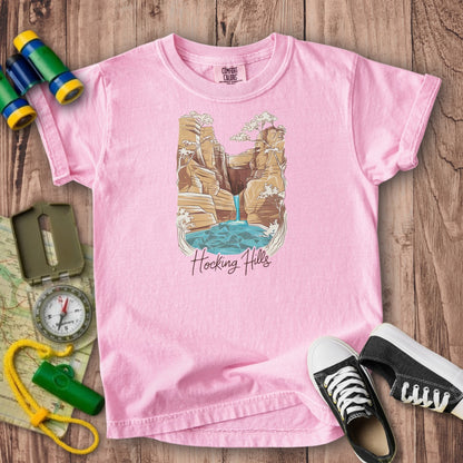 Hocking Hills State Park Kids Cotton T-Shirt