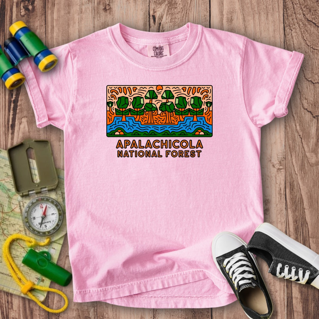 Apalachicola National Forest Kids Cotton T-Shirt