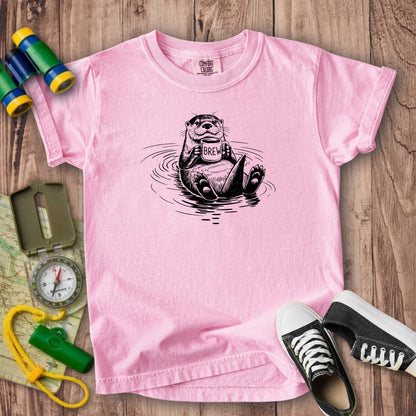 The Hoptimist Otter Kids Cotton T-Shirt