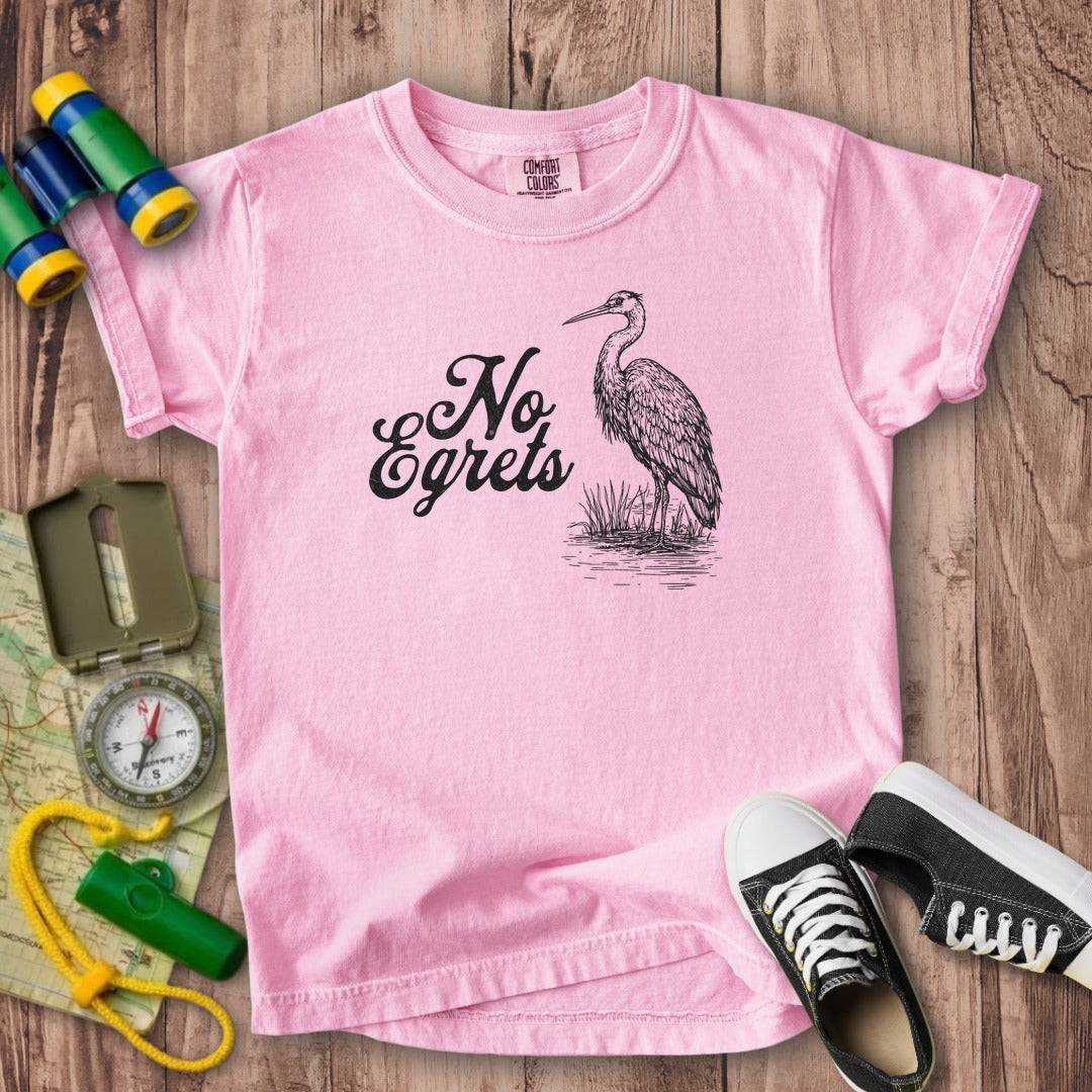 No Egrets Kids Cotton T-Shirt