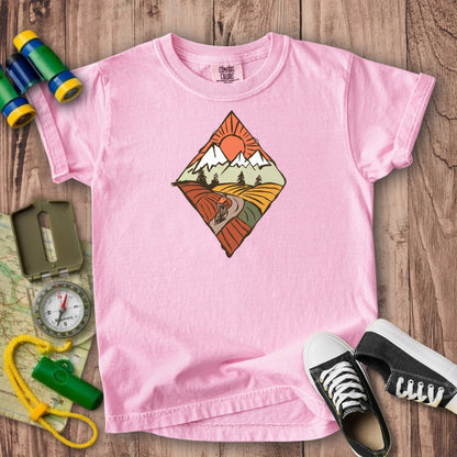 Pedal to the Peaks Kids Cotton T-Shirt