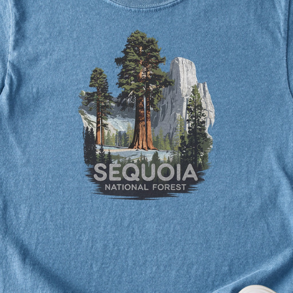 Sequoia National Forest Kids Cotton T-Shirt