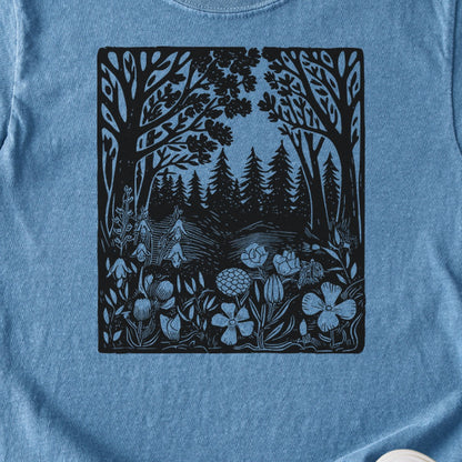 Forest Bloom Kids Cotton T-Shirt